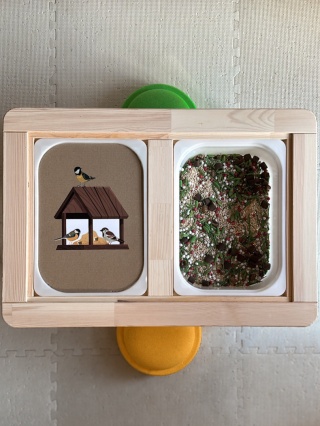 Zimowy las z nakładką